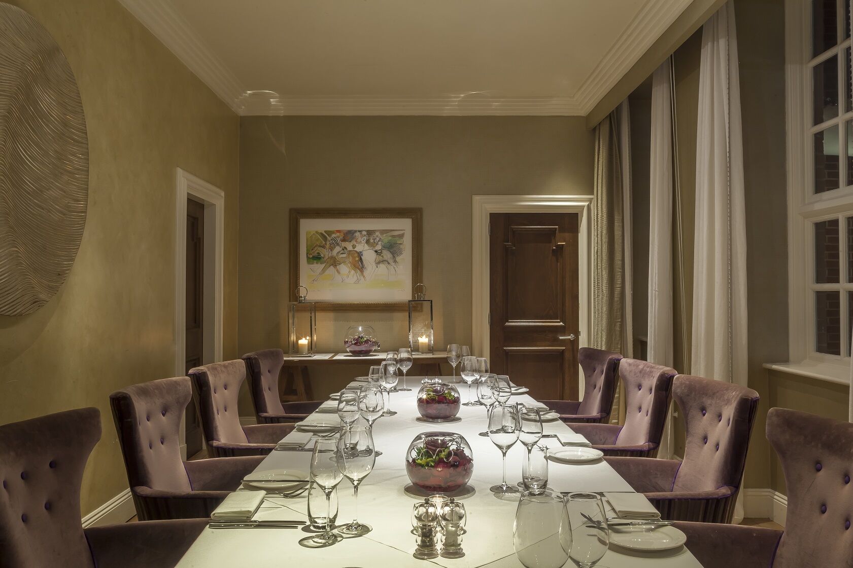 Hotel The Roseate Reading Esterno foto The private dining room at the restaurant